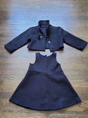 Amazon Black Formal Girls Dress with Bolero Jacket